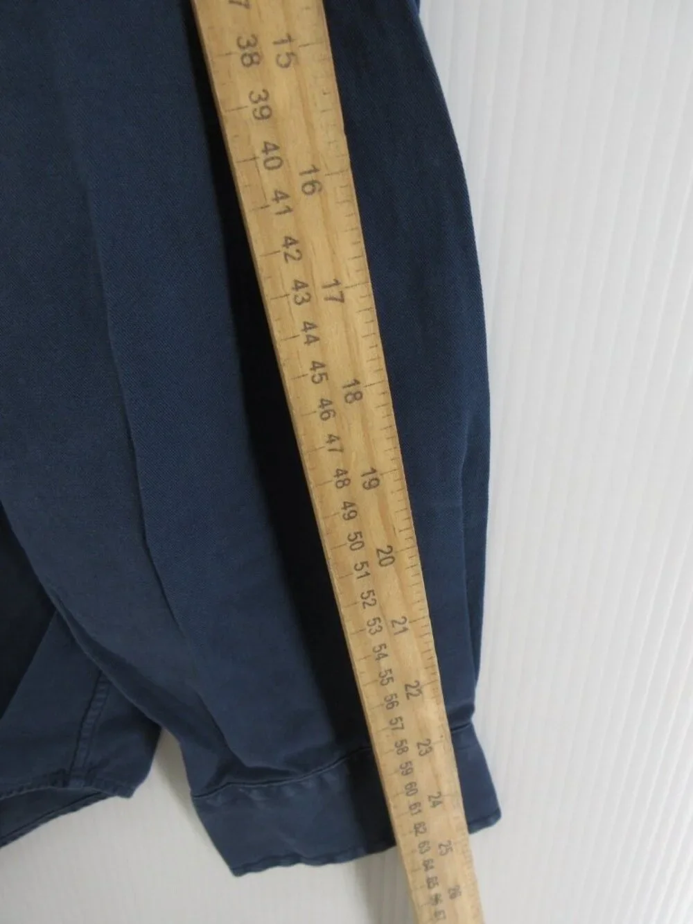 VGT Polo Ralph Lauren Shirt 2XB Big Navy Button Up Workwear Utility Y2K